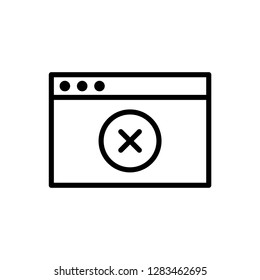 Browser icon. Single high quality browser related icon. Isolated browser symbols in white background. Graphic icons element

