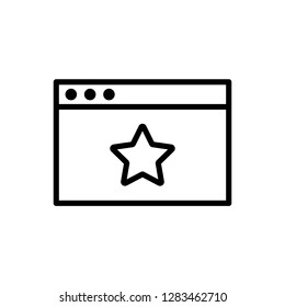 Browser icon. Single high quality browser related icon. Isolated browser symbols in white background. Graphic icons element
