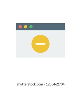 Browser icon. Single high quality browser related icon. Isolated browser symbols in white background. Graphic icons element
