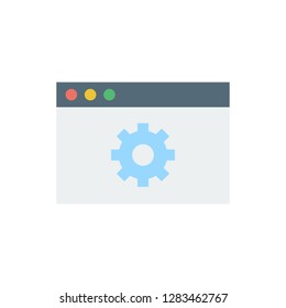 Browser icon. Single high quality browser related icon. Isolated browser symbols in white background. Graphic icons element
