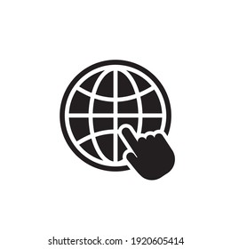 vector de símbolo del icono del explorador