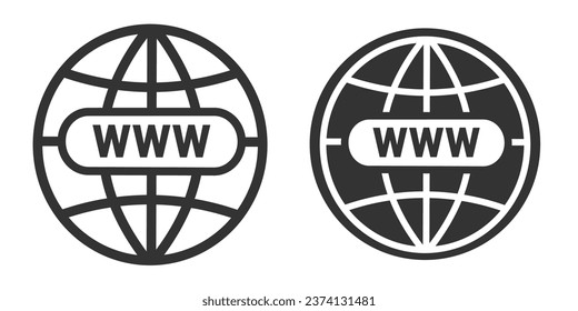 browser icon symbol. Website symbol vector ilustration.