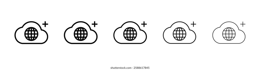 Browser icon Vector logo sign