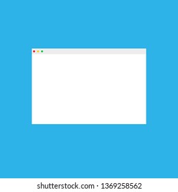 Browser illustration. Vector flat design