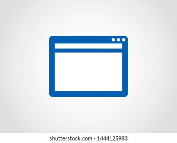 Browser Internet Connection Surfing Icon Website Blue