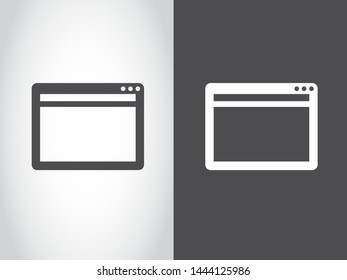Browser Internet Connection Surfing Icon Website Filled Black White