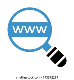 browser, internet, and search icon.