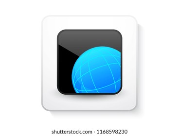 browser link vector icon