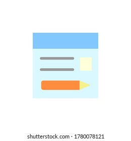 Browser, math icon. Simple color vector elements of knowledge icons for ui and ux, website or mobile application