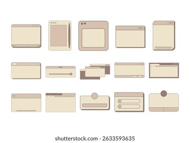 Browser Page UI Element Set