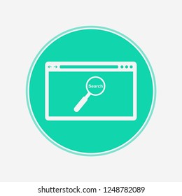 Browser search vector icon sign symbol