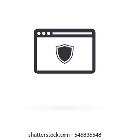 Browser Security Status of Protection Icon