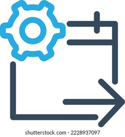 Browser setting Vector Icon which is suitable for commercial work and easily modify or edit it

