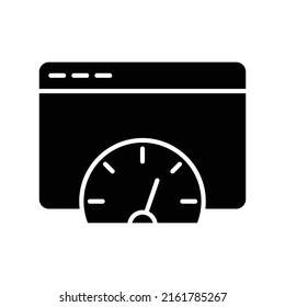 Browser speed Vector icon which is suitable for commercial work and easily modify or edit it

