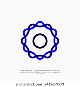 browser star circle logo design template