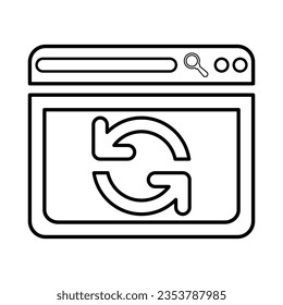Explorador Sincronizar icono en el estilo de esquema