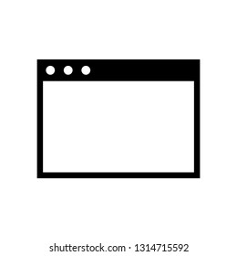 Browser tab icon , sign design.