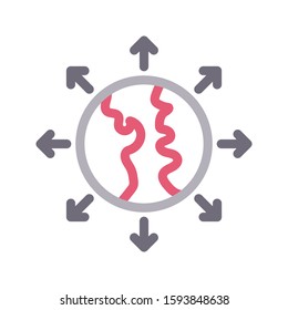 browser vector color line icon 