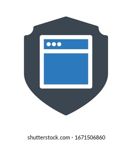 icono de color de glifo vector del explorador 