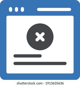 browser vector glyph color icon