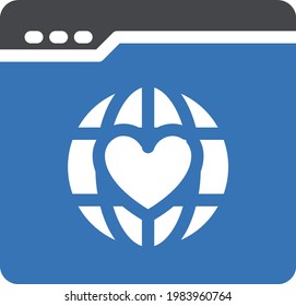 icono de color de glifo vector de explorador