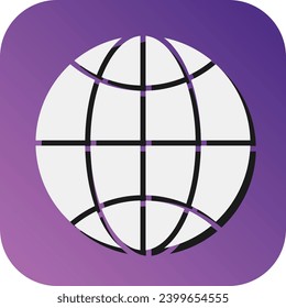Browser Vector Glyph Gradient Background Icon For Personal And Commercial Use.
