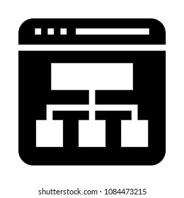 browser vector glyphs icon