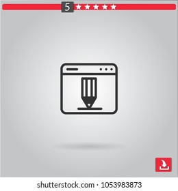 browser vector icon