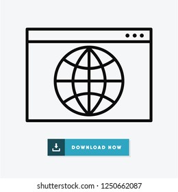 Browser vector icon