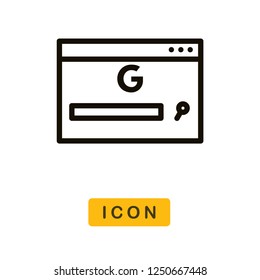 Browser vector icon