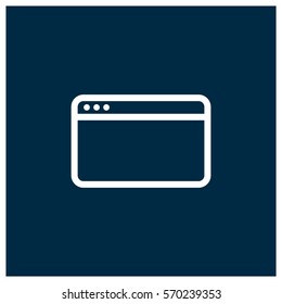 Browser vector icon