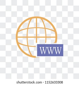 Browser vector icon isolated on transparent background, Browser logo concept