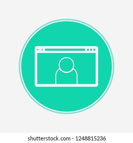 Browser vector icon sign symbol