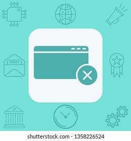 Browser vector icon sign symbol