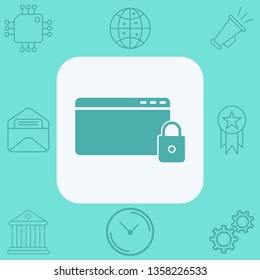 Browser vector icon sign symbol