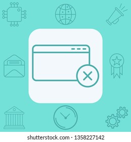 Browser vector icon sign symbol