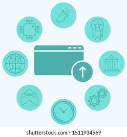 Browser vector icon sign symbol
