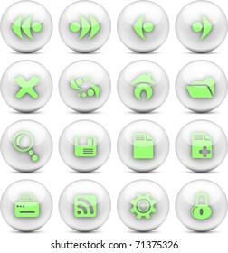 Browser vector icons - EPS10