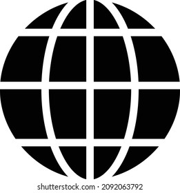 browser vector illustration isolated on a transparent background. glyph vector icons for concept or web graphics.
