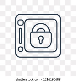 Browser vector outline icon isolated on transparent background, high quality linear Browser transparency concept can be used web and mobile