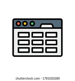 Browser, web site, interface icon. Simple color with outline vector elements of internet explorer icons for ui and ux, website or mobile application