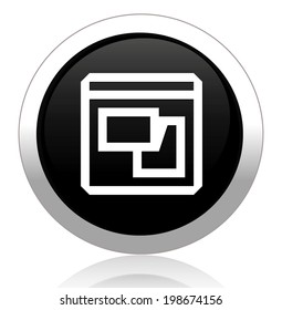 browser window button