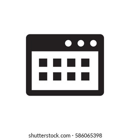browser window icon illustration isolated vector sign symbol