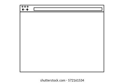 Browser Window Mockup Vector