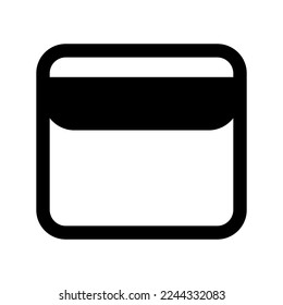 Browsers icon line isolated on white background. Black flat thin icon on modern outline style. Linear symbol and editable stroke. Simple and pixel perfect stroke vector illustration. 