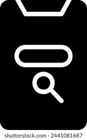 browsing glyph icon illustration vector