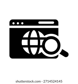 ícone de glifo de navegação ilustração gráfico vetorial. Elemento simples ilustração vetor gráfico, adequado para aplicativo, sites e apresentações isolados no fundo branco