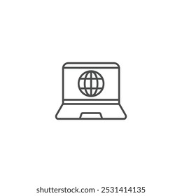 Browsing icon symbol vector illustration