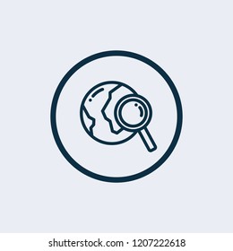 Browsing icon. Vector illustration