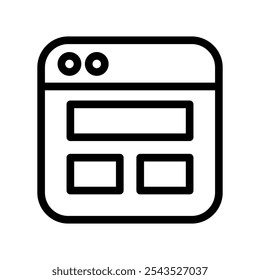 Browsing Icon Vector Symbol Design Illustration